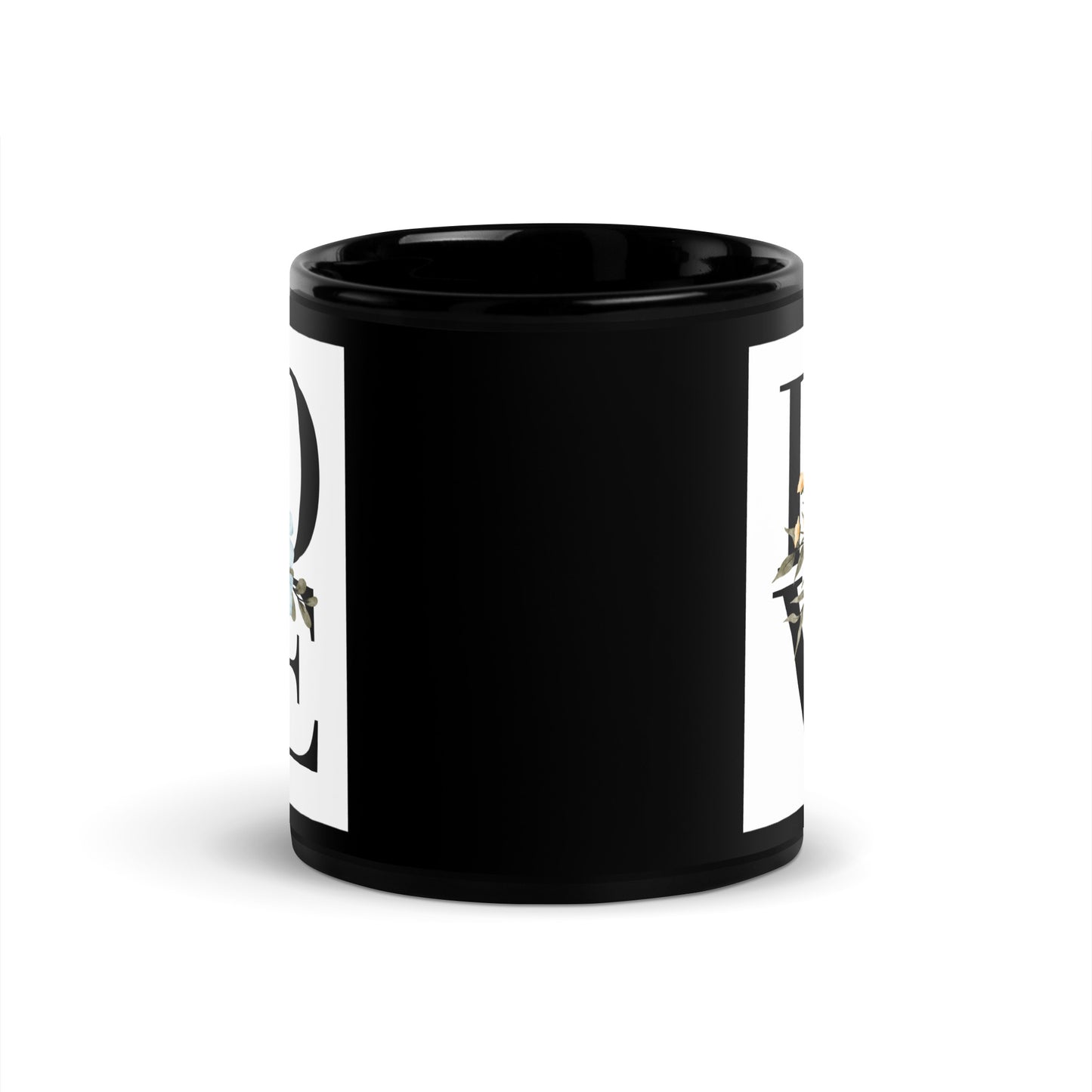 Black Glossy Mug