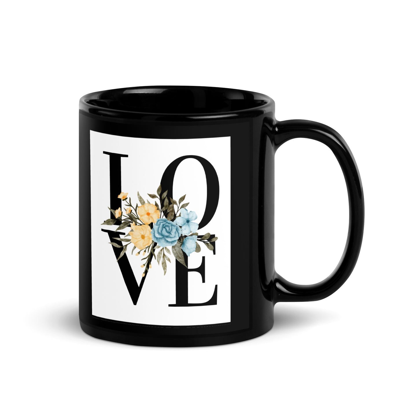 Black Glossy Mug