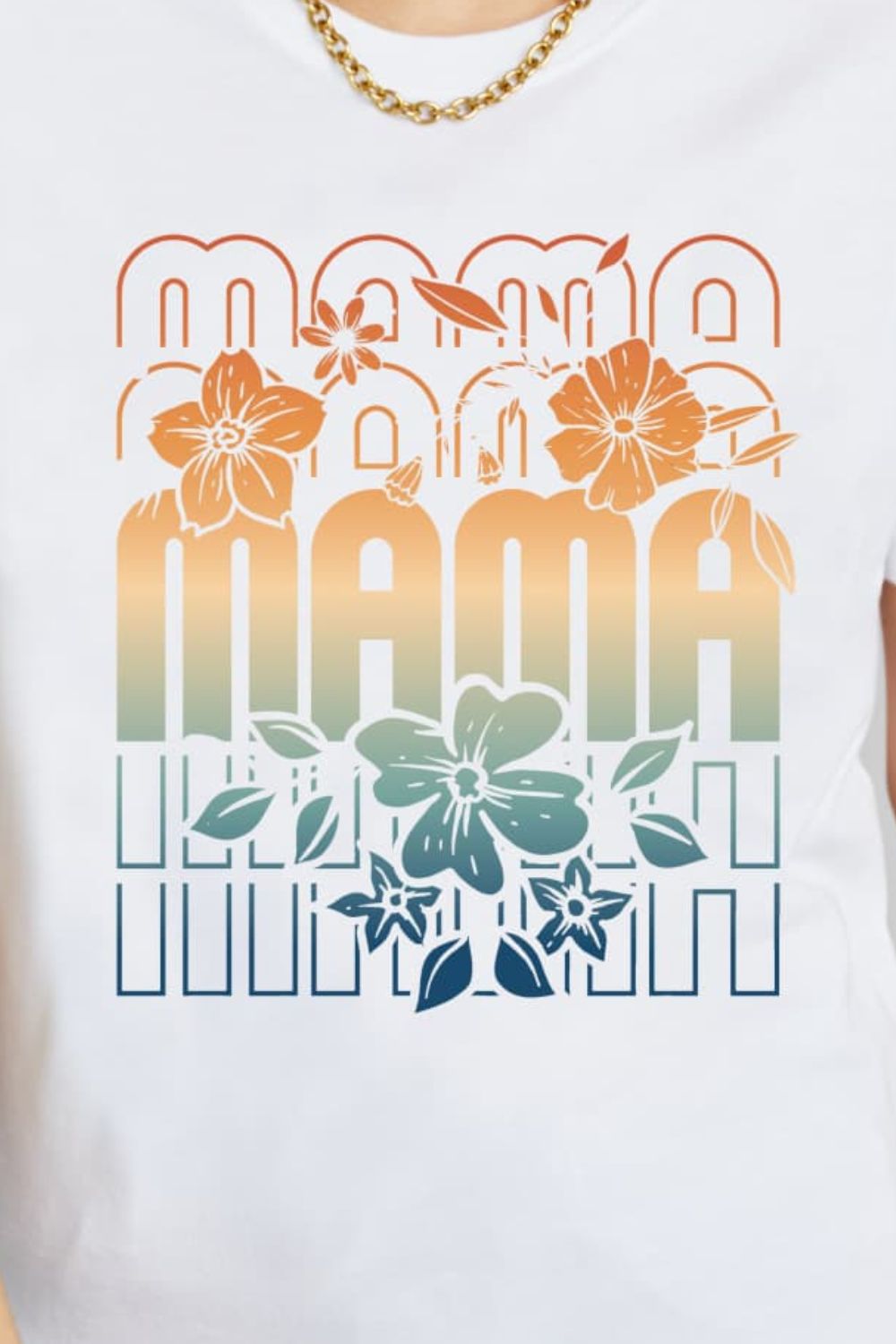 Camiseta estampada de algodón Simply Love MAMA