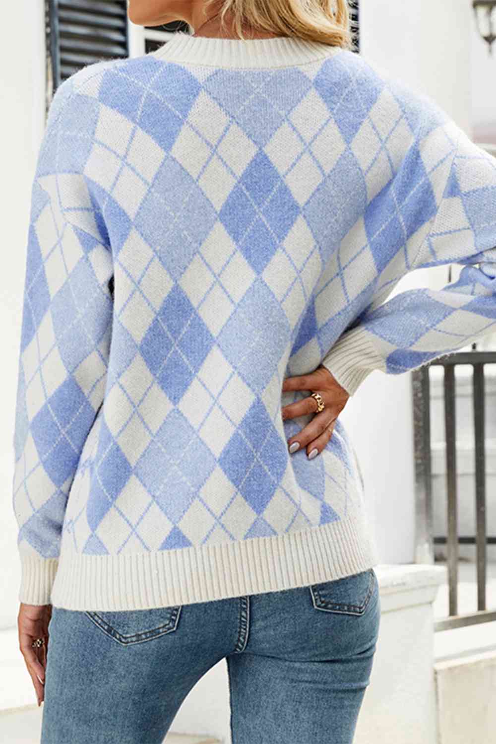 Round Neck Long Sleeve Sweater