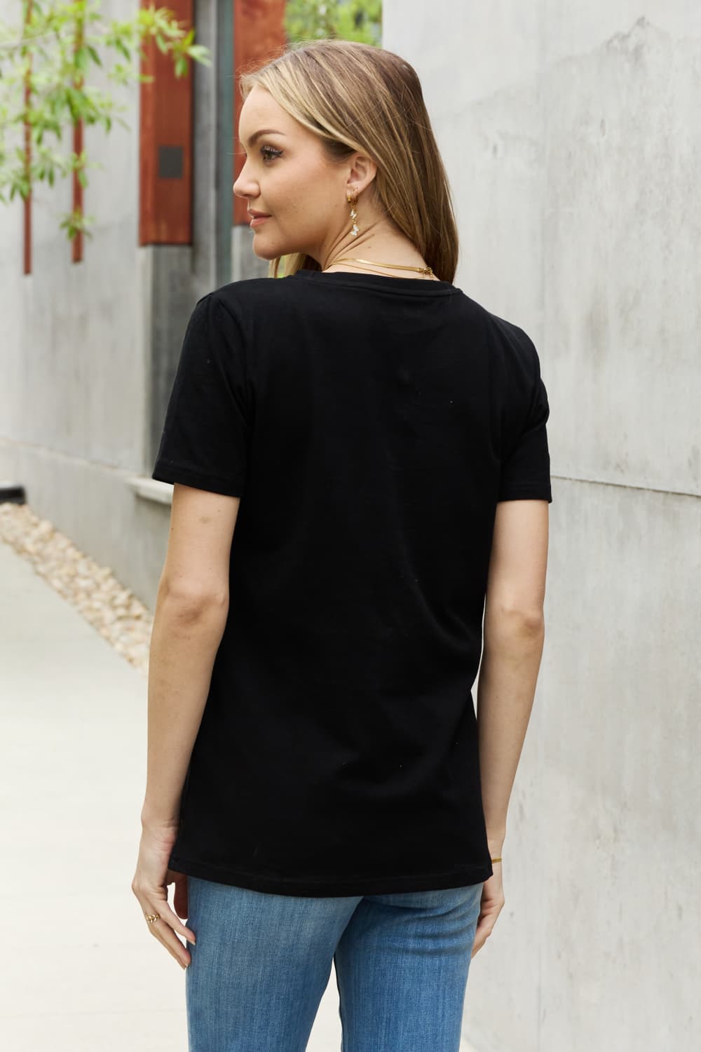 Simply Love Celestial Graphic Short Sleeve Cotton Tee